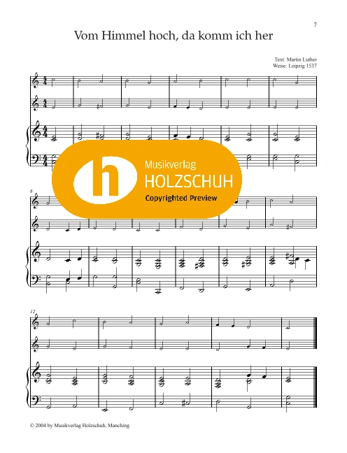 Vom Himmel hoch, da komm ich her